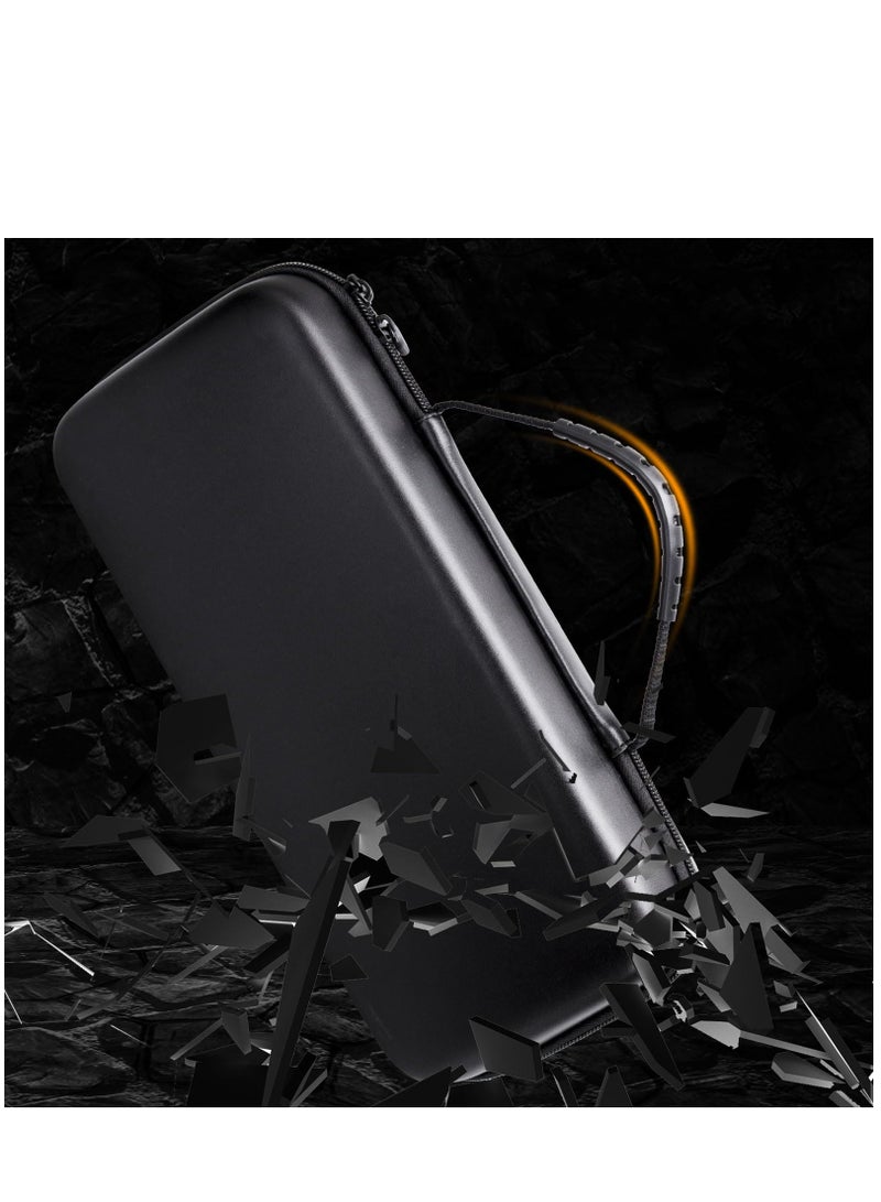PU Leather Protective Case Bag for AYANEO Pocket S Handheld Portable Gaming Console (Black)  - Image 5