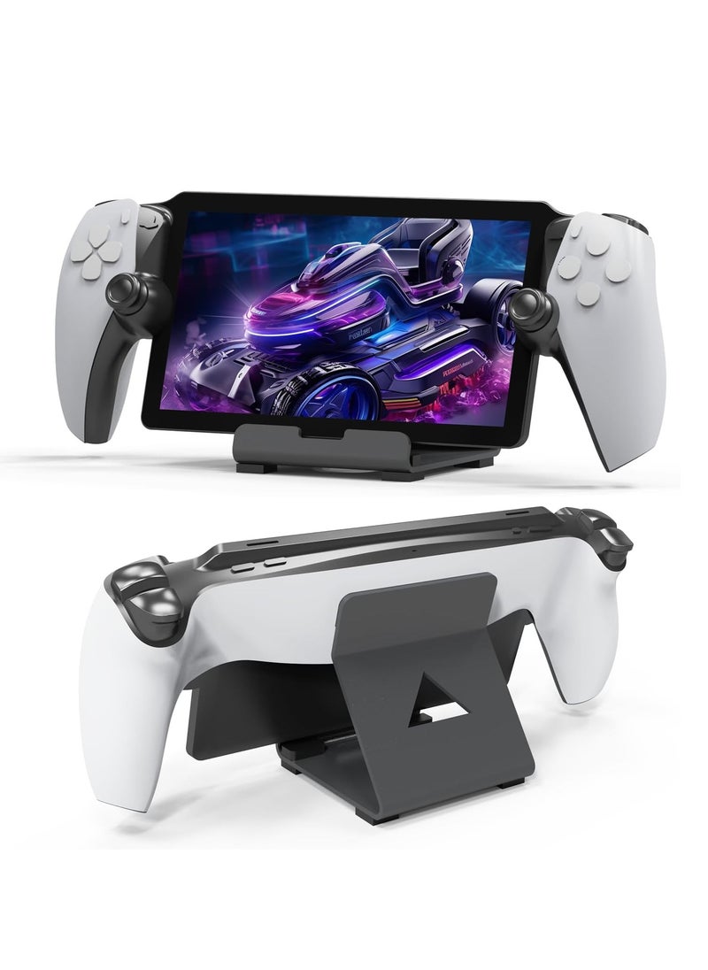 KASTWAVE - PS Portal Stand, Stand Base Compatible with PS5 Portal Remote Player, Frosted Aluminum Alloy Holder with Anti-Slip Silicone Pad for PS Portal Handheld Console, Switch, and Mobile Phones - Image 1