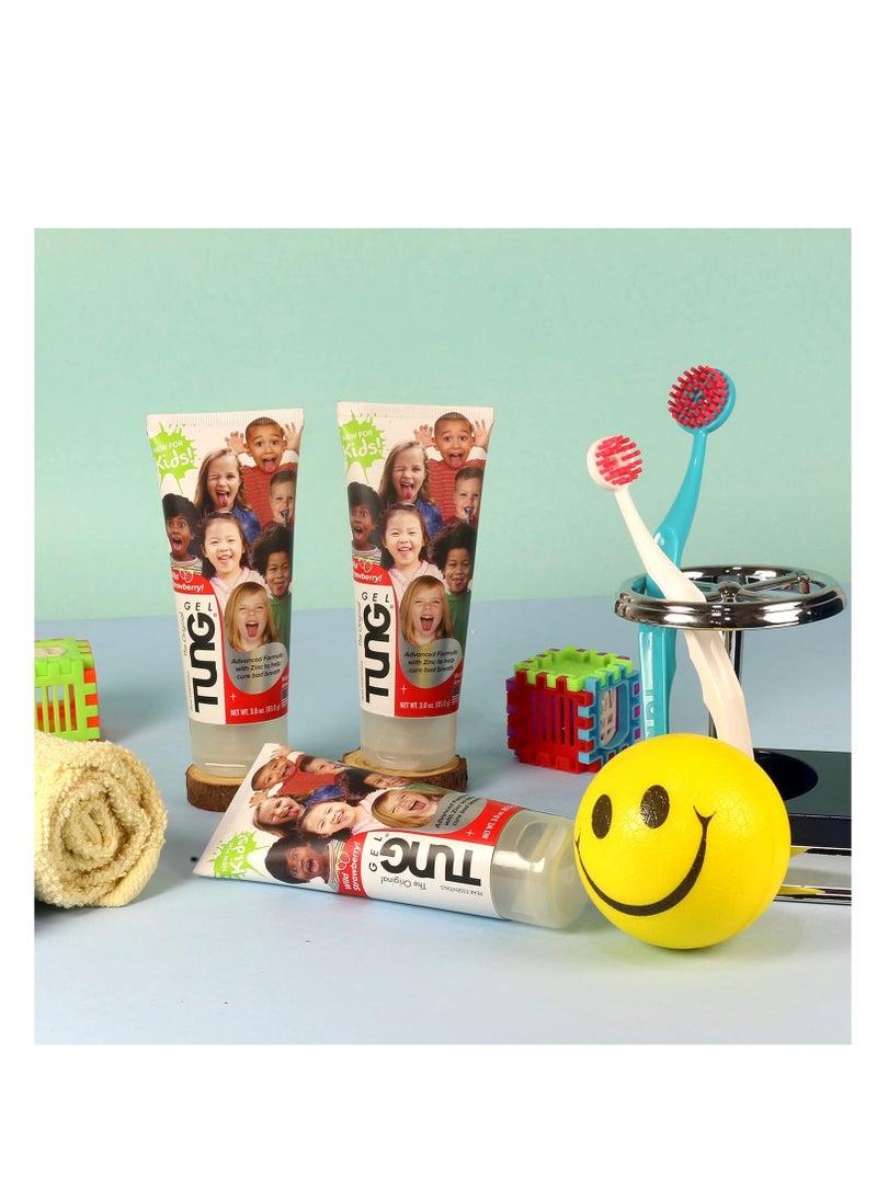 Tung - Pack Of 2 Tongue gel for kids strawberry flavor 85 gm - Image 1