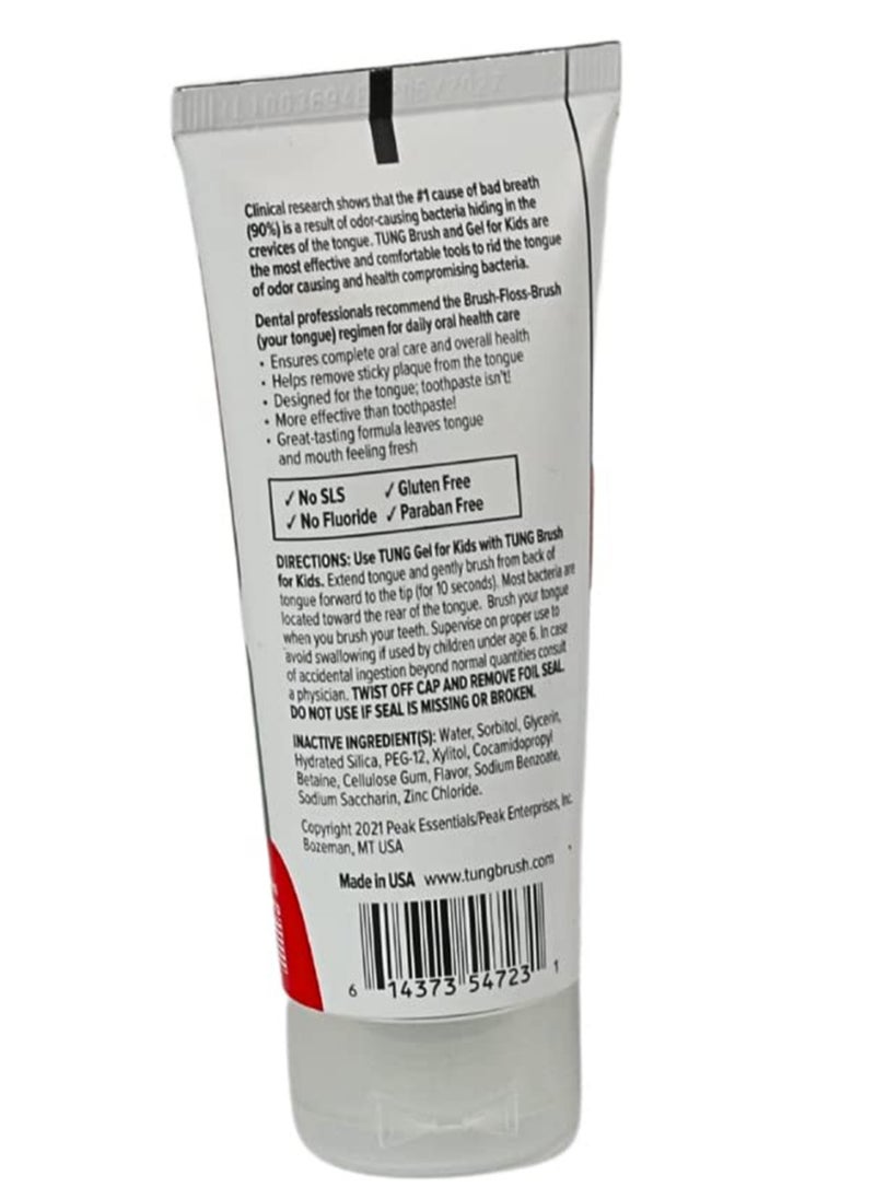 Tung - Pack Of 2 Tongue gel for kids strawberry flavor 85 gm - Image 1