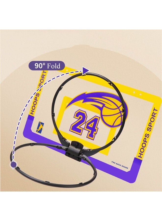 هومستر الرياضة صغيرة حلقات كرة السلة, الداخلية فوق الباب صغيرة حلقة ومجموعات كرة السلة, ملحقات اللعبة المثالية لغرفة النوم, مكتب - Image 3