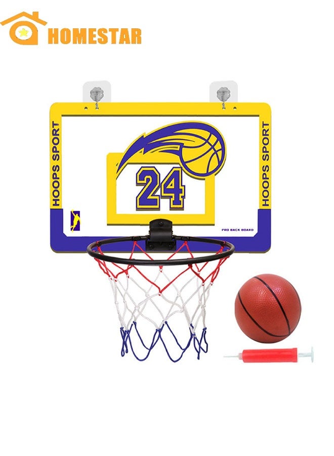 هومستر الرياضة صغيرة حلقات كرة السلة, الداخلية فوق الباب صغيرة حلقة ومجموعات كرة السلة, ملحقات اللعبة المثالية لغرفة النوم, مكتب - Image 1