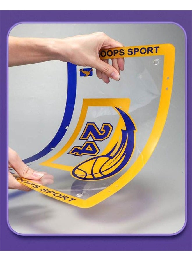 هومستر الرياضة صغيرة حلقات كرة السلة, الداخلية فوق الباب صغيرة حلقة ومجموعات كرة السلة, ملحقات اللعبة المثالية لغرفة النوم, مكتب - Image 4