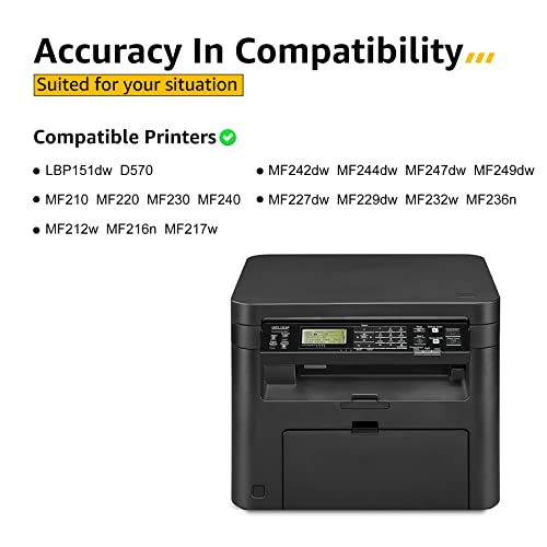 CMYBabee Compatible for Canon 137 Black Toner Cartridge Replacement for CRG137 ImageClass MF236n D570 LBP151dw MF247dw MF249dw MF232w MF242dw MF244dw MF216n MF227dw MF212w Printer Ink (2-Pack) - Image 2