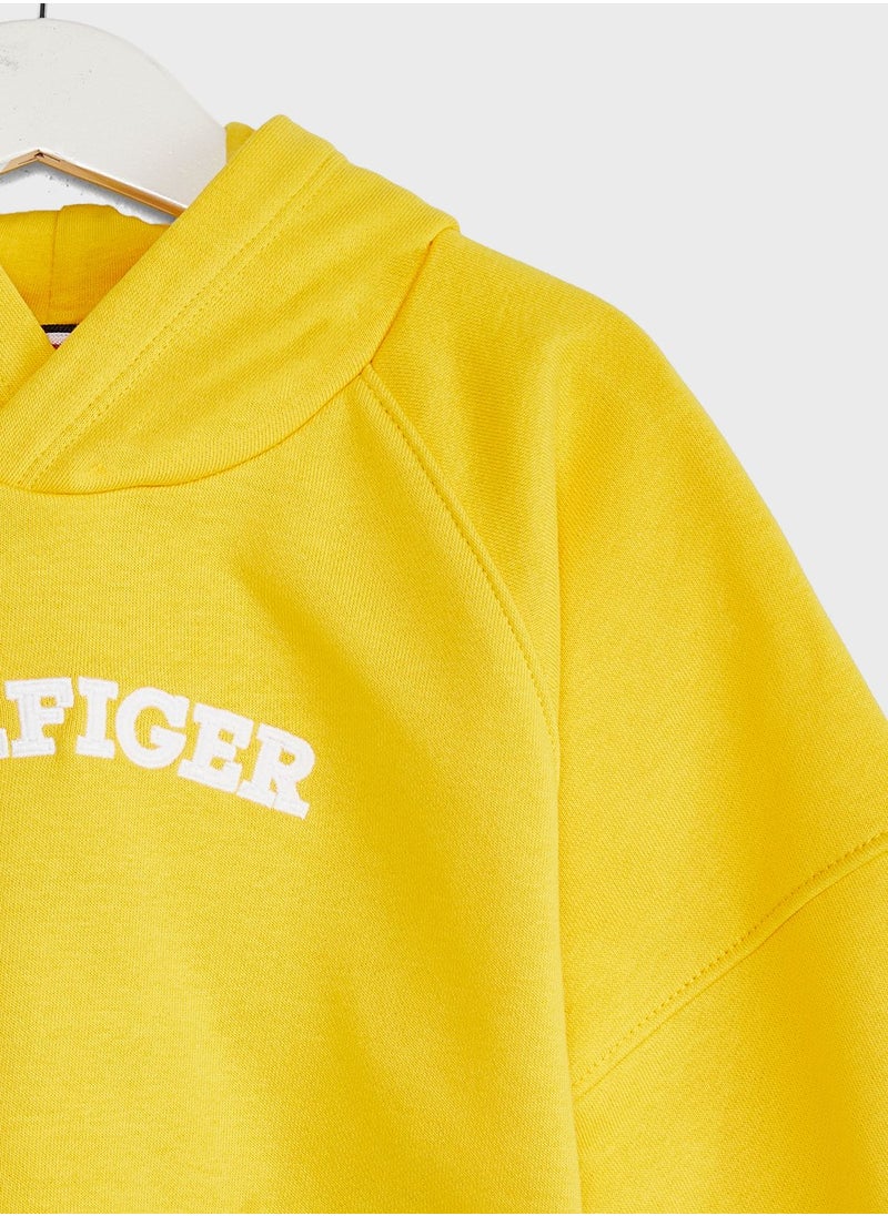 TOMMY HILFIGER - Kids Logo Hoodie - Image 1