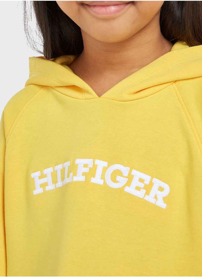 TOMMY HILFIGER - Kids Logo Hoodie - Image 1