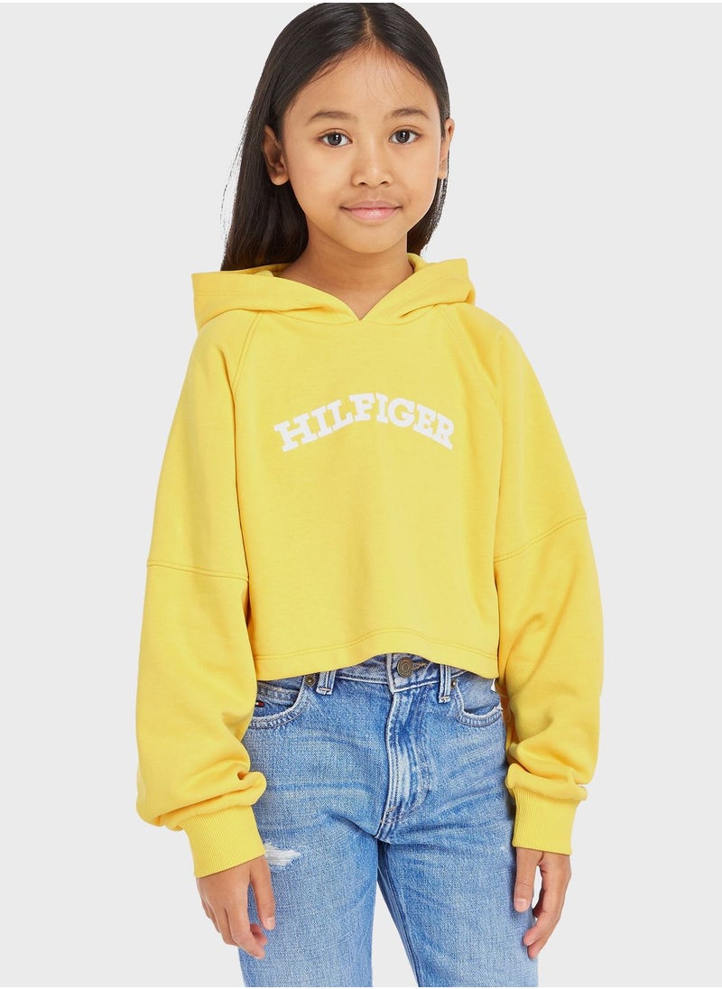 TOMMY HILFIGER - Kids Logo Hoodie - Image 1