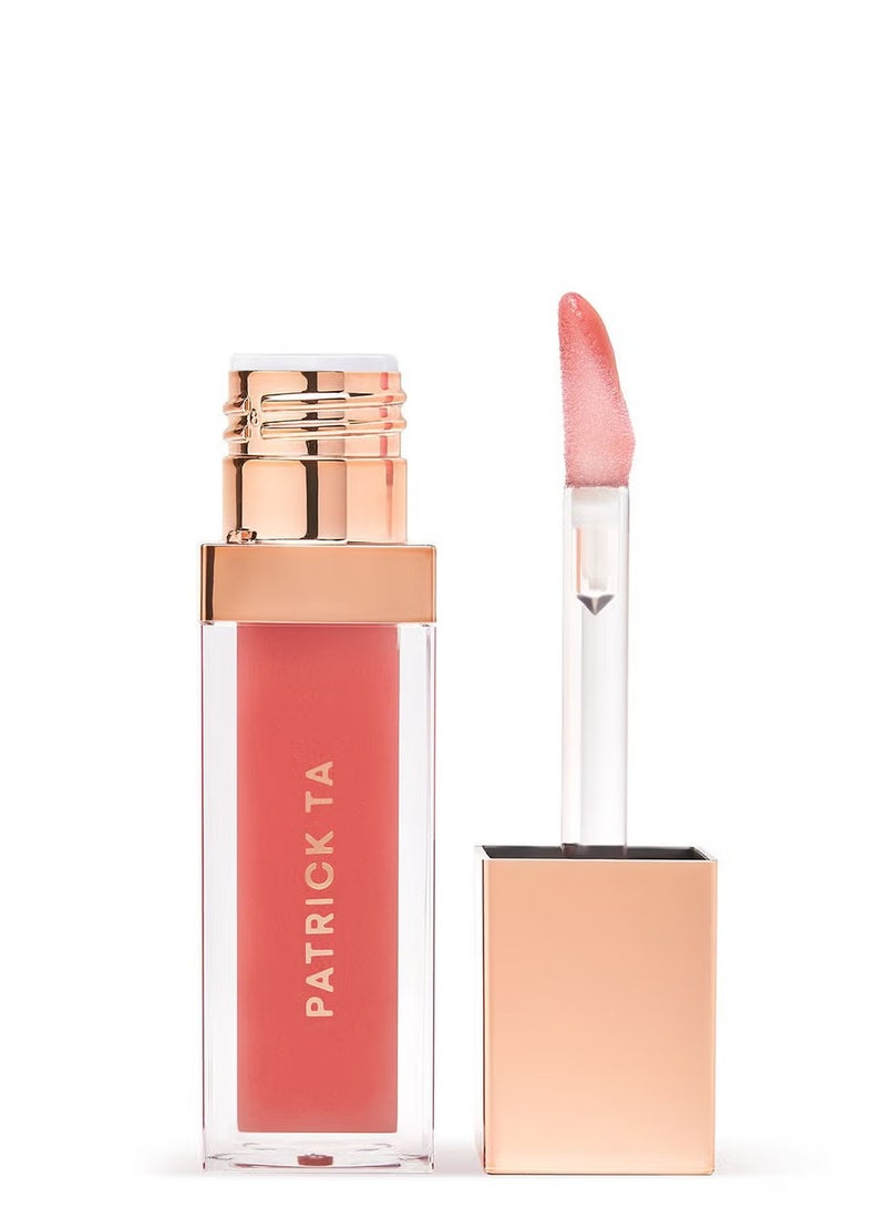 PATRICK TA Major Volume Plumping Gloss-2 CC's - sheer pink - Image 2