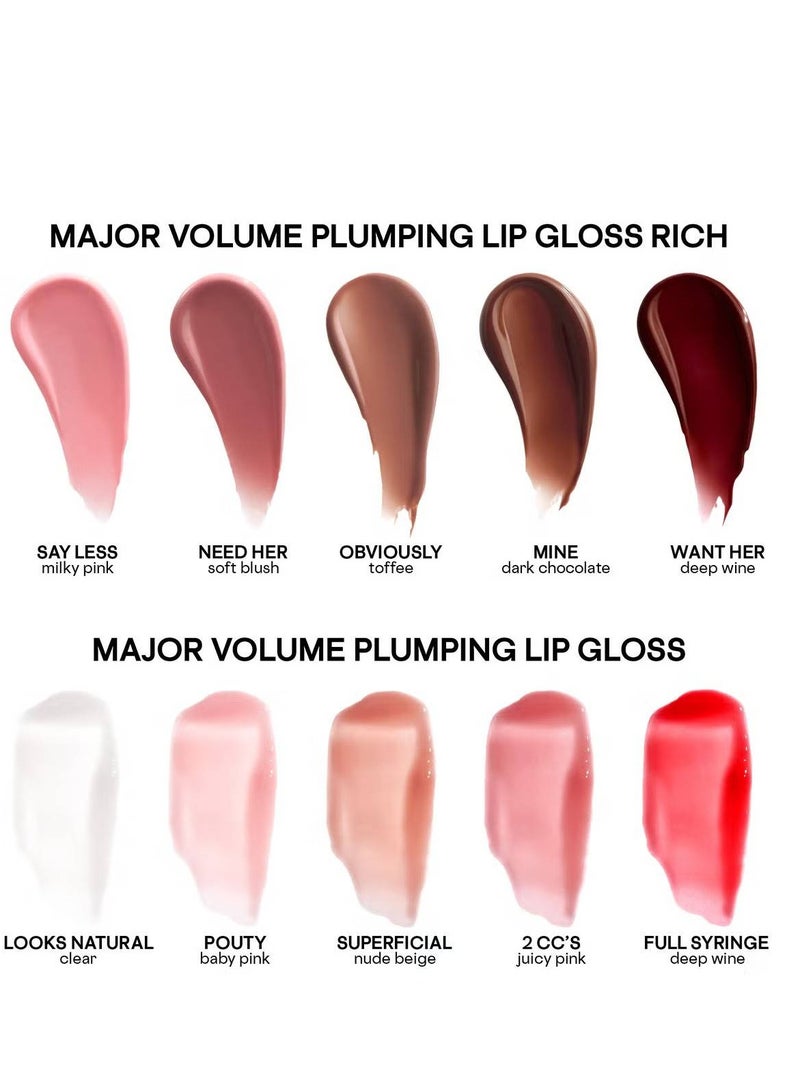 PATRICK TA Major Volume Plumping Gloss-2 CC's - sheer pink - Image 4