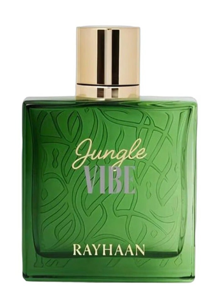 RAYHAAN Jungle Vibe Eau De Parfum 100ml Unisex Fresh Green Citrus Woody Fragrance - Image 2