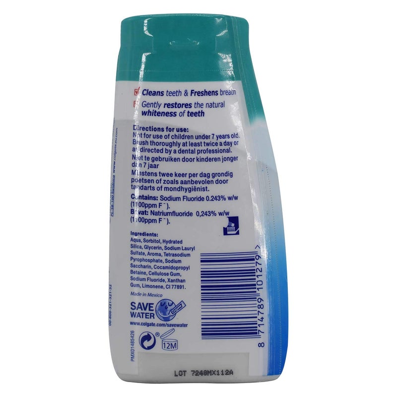 Colgate معجون أسنان وغسول فم كولجيت 2 في 1، تبييض بلمسة مثلجة - 4.6 أونصة - Image 3