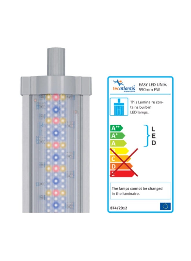 Aqualantis Easy Led Universal 2.0 590mm Freshwater - Image 1