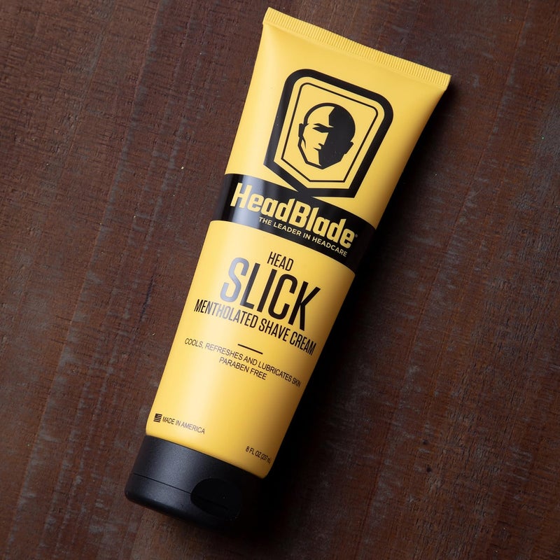 HeadBlade HeadSlick Shave Cream 8 oz for Smooth Headshaving for Bald Men, Helps with Irritation, Redness, & Razor Burn - Image 5