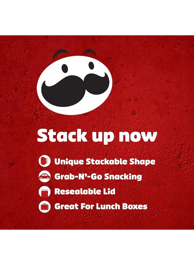 Pringles برينجلز بنكهة الجبنة - رقائق بطاطس - 165جم - وجبة خفيفة مقرمشة - طعام خفيف مقرمش للأفلام والألعاب والمزيد - علبة مناسبة للسفر - Image 3