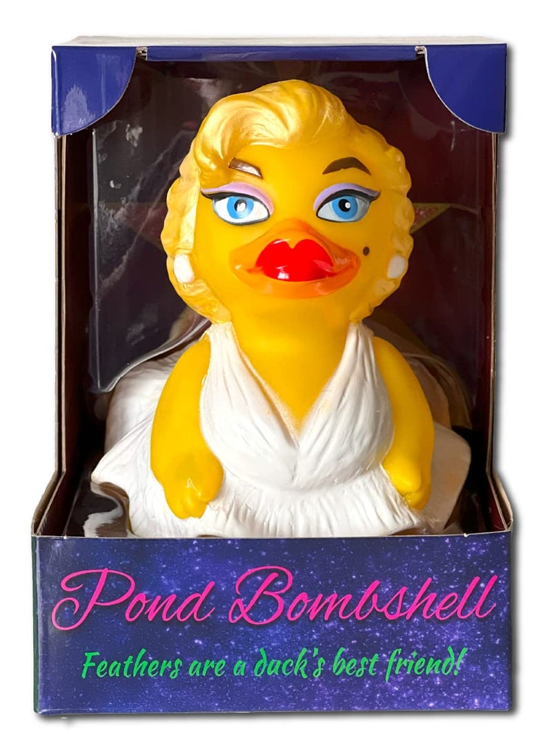 CelebriDucks - Pond Bombshell - Floating Rubber Ducks - Collectible Bath Toy Gift for Kids & Adults of All Ages - Image 2