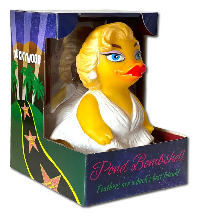 CelebriDucks - Pond Bombshell - Floating Rubber Ducks - Collectible Bath Toy Gift for Kids & Adults of All Ages - Image 1