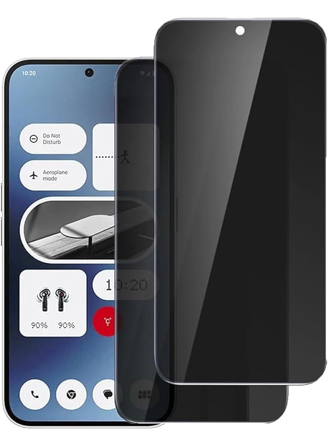 erorex 2 Pcs Compatible With Nothing Phone 2A Privacy Screen Protector Tempered Glass Film Anti Spy 9H Hardness Anti Scratch Bubble Free - Image 1