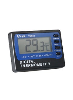 Mini LCD Digital Thermometer Temperature Meter Celsius Fahrenheit Degree In Out Fridge Freezer Thermometer with Probe Max Min Value Display