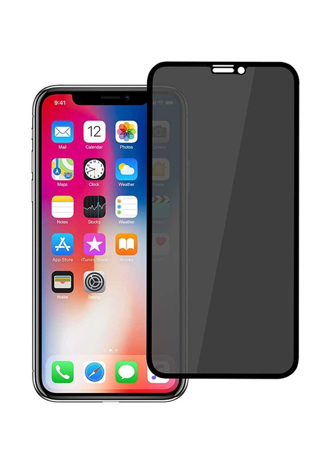 shAyzee Real Series 3D Full Screen Privacy Tempered Glass For Apple iPhone XS Max And iPhone 11 Pro Max Black - Image 1