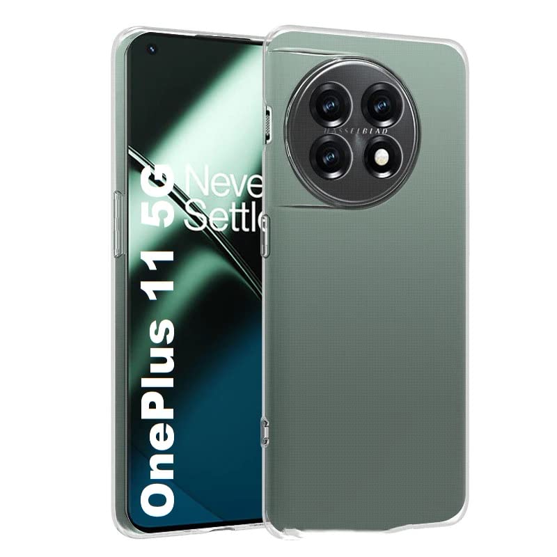 Realcase غطاء خلفي سيليكون لهاتف Oneplus 11 5G | مقاوم للخدوش وحماية شفافة كريستالية | غطاء خلفي مع واقي لهاتف Oneplus 11 5G - Image 2