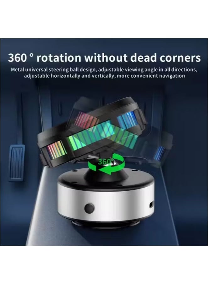 2-in-1 Wireless Car Charger & Phone Holder with Cooling Fan – Vacuum Suction Mount, 360° Rotation, Fast Charging, Compatible with Mobile Phones & Laptops - Image 2