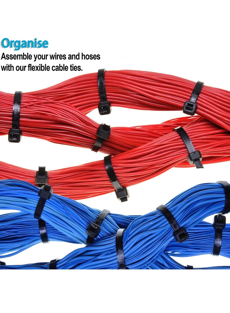 Excefore 1000 Pcs Zip Ties Cable Tie - Image 2