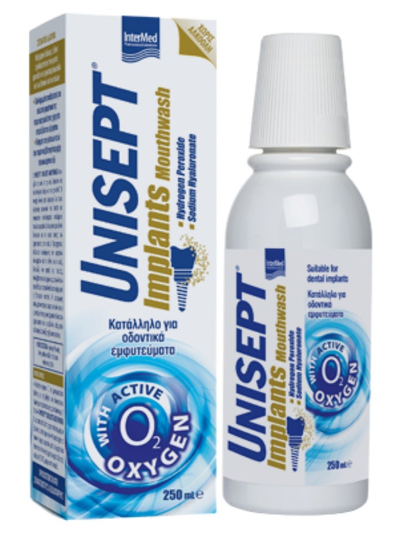 Unisept Implants Mouthwash 250ml