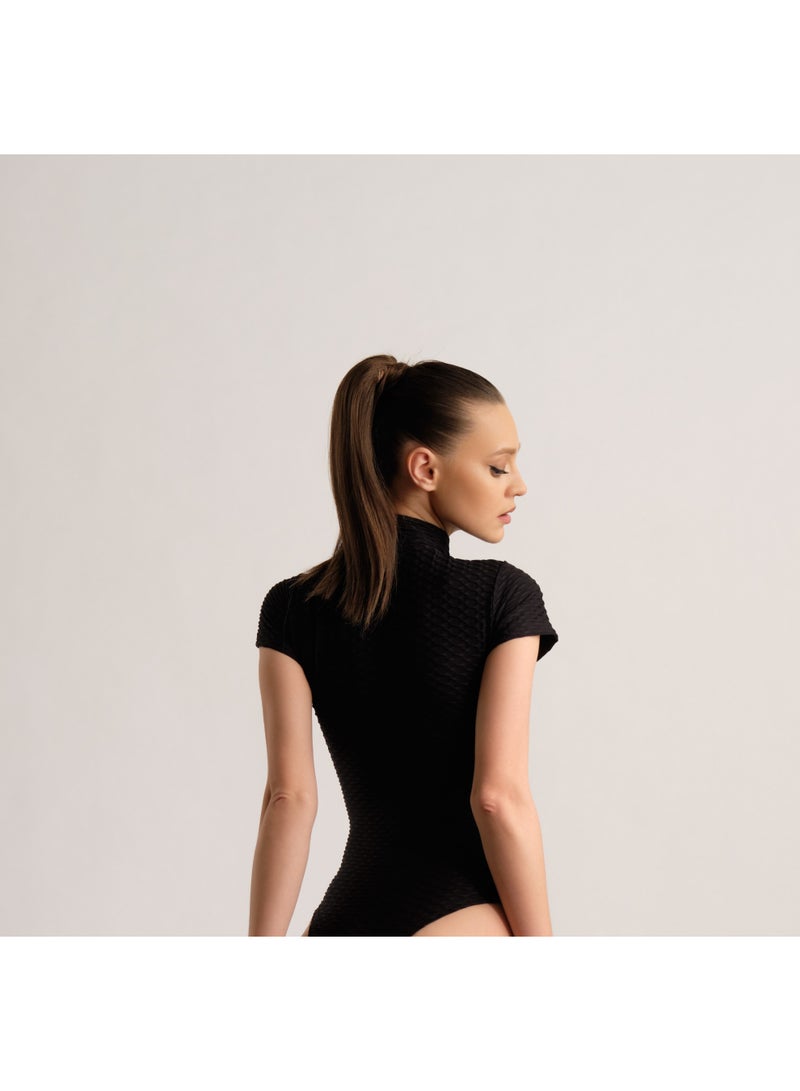Tessitura Bodysuit 3D - Black  - Image 1