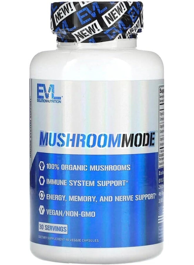 Nutrition Reishi Militaris Mane Lion Cordyceps 90 Veggie Caps