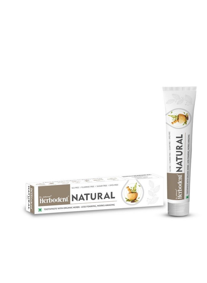 Herbodent ® Natural Toothpaste - 3.53 Oz Pack Of 2 | Less Foaming, Works Amazing | Sls Free | Fluoride Free | Herbal Toothpaste With Neem, Clove & More Herbs - Image 2