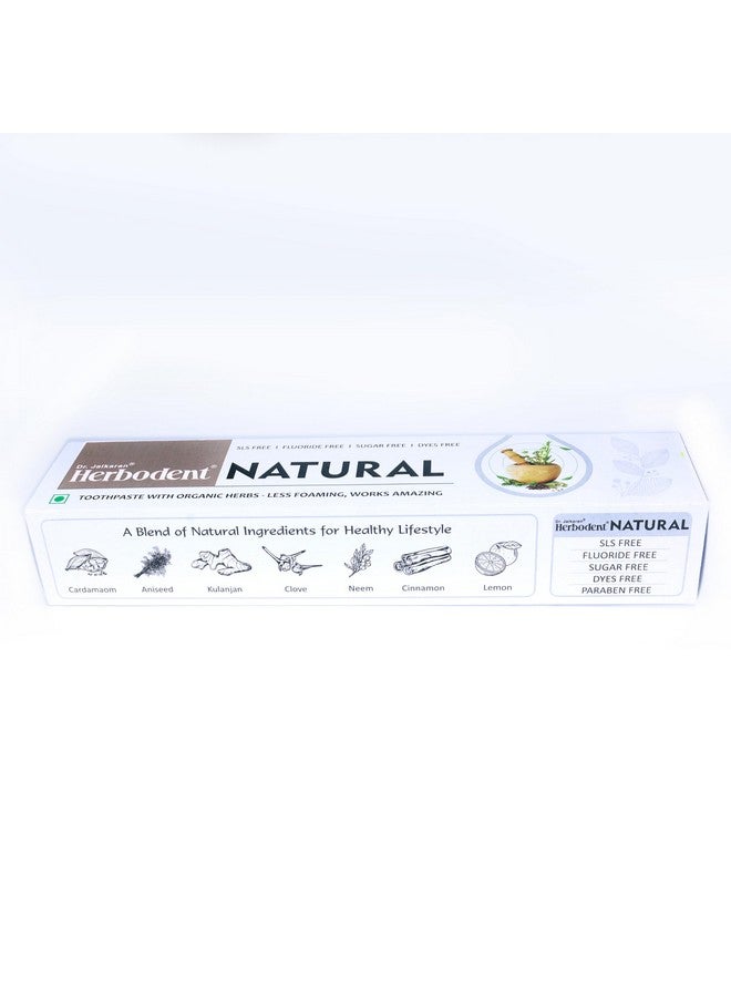 Herbodent ® Natural Toothpaste - 3.53 Oz Pack Of 2 | Less Foaming, Works Amazing | Sls Free | Fluoride Free | Herbal Toothpaste With Neem, Clove & More Herbs - Image 4