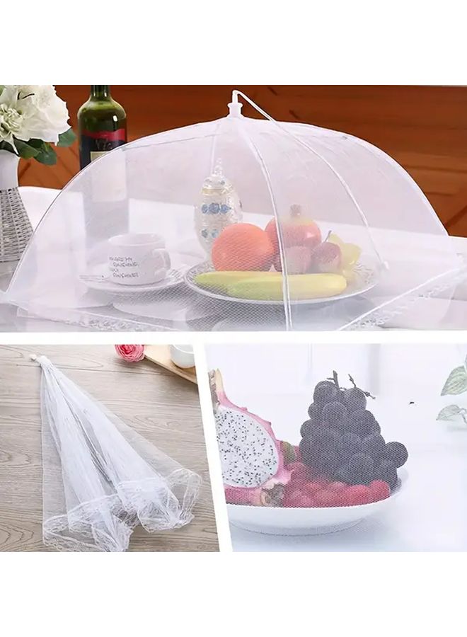42cm Fine Mesh Food Cover Dustproof Collapsible Storage For Home Outdoor Picnic Camping - Image 1