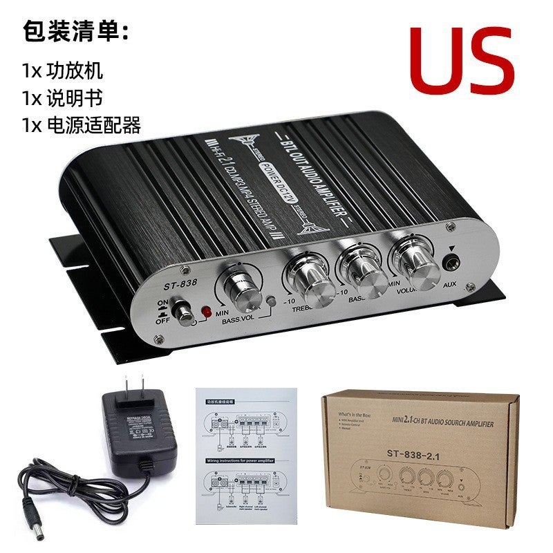Zhengyin New Subwoofer 2.1 Channel Power Amplifier Car Mp3 Small Power Amplifier - Image 1