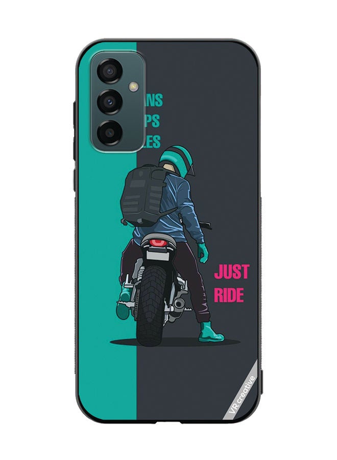 VR CREATIVE Protective Case Cover For Samsung Galaxy F23 Just Ride Design Multicolour - Image 1