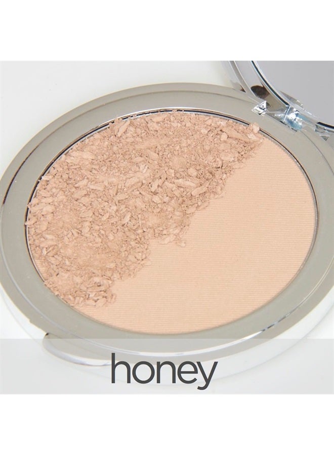 La Bella Donna Compressed Mineral Foundation - Face Powder Makeup Natural Looking Glowing Skin Wrinkle Defying Mattifying Finish Contour Makeup Long Lasting Full Coverage Sun Kissed Tan (Honey) - Image 2