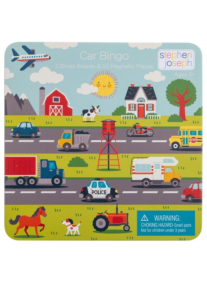 Stephen Joseph Car Bingo Road Trip, Travel Bingo for Family Vacations - Image 1