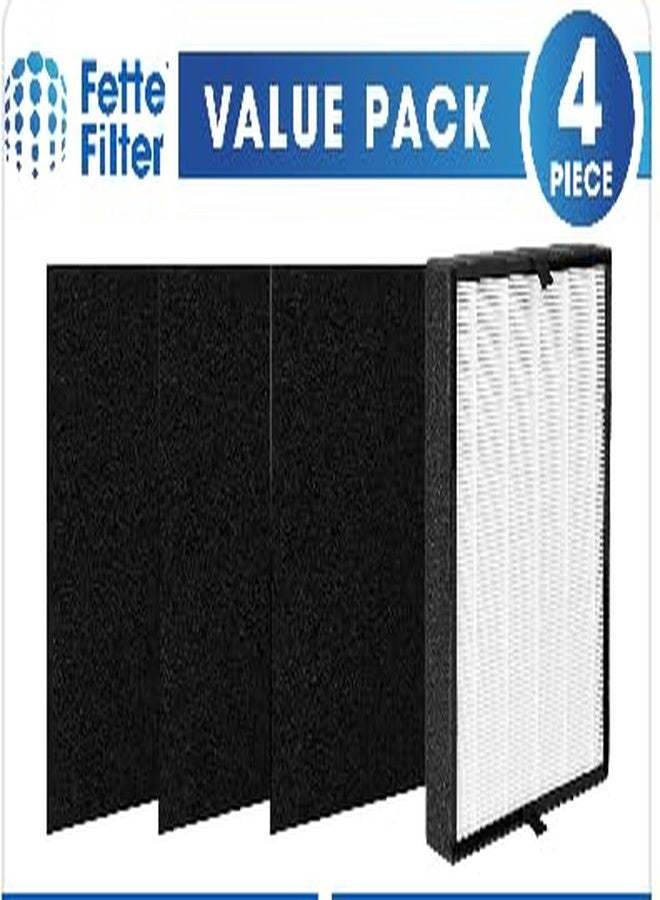 فيتي فلتر فلتر بديل أصلي من Fette Filter -45i، متوافق فقط مع جهاز تنقية الهواء Alen BreatheSmart Flex 45i، 3 فلاتر بديلة، قارن بالجزء رقم B4-Fresh و FL40-Silver-Carbon - عبوة من 1+3 - Image 4