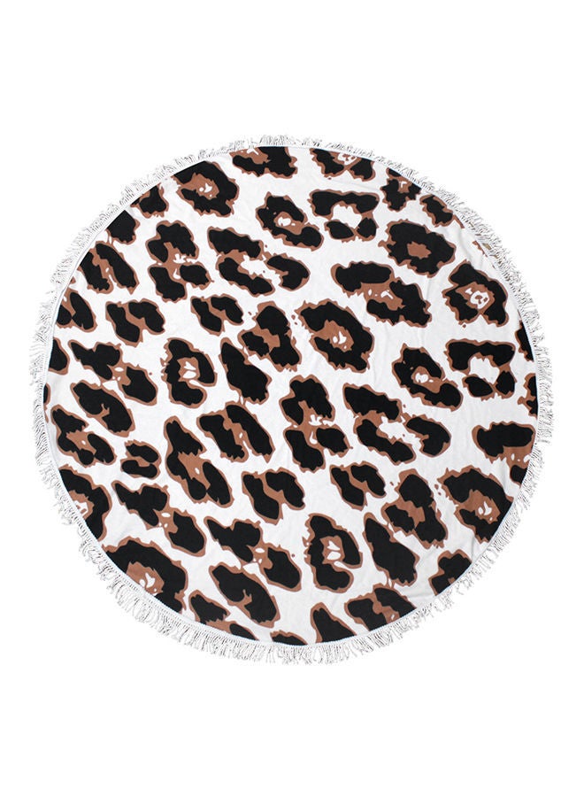 NIBEMINENT Round Shape Printed Beach Towel Multicolour 400g - Image 1