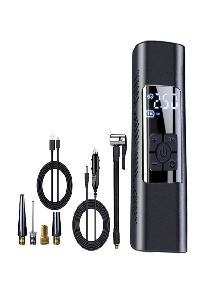 مضخة هواء ذكية محمولة، ضاغط هواء للسيارة، منفاخ إطارات، مضخة هواء لإطارات السيارات والدراجات النارية، منفاخ إطارات كهربائي، مضخة إطارات للسيارات والدراجات النارية، سلكي/لاسلكي - Image 1