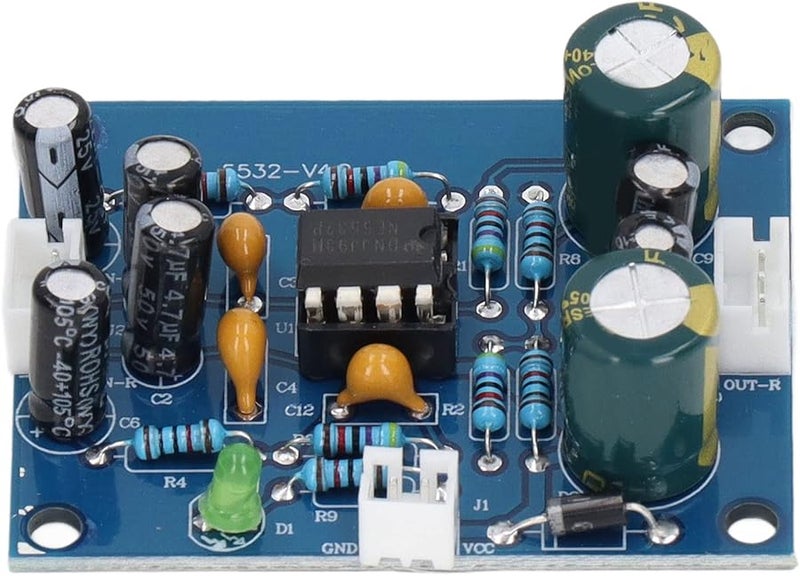 NE5532 Audio Preamplifier Board Single Power Front Preamp For Low Sensitivity Sources - Image 5