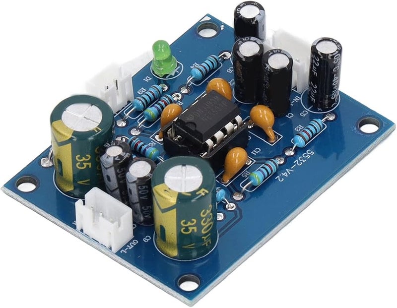 NE5532 Audio Preamplifier Board Single Power Front Preamp For Low Sensitivity Sources - Image 4