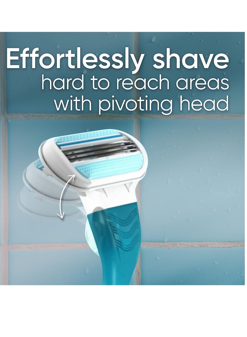 Gillette Venus Smooth Razors for Women, Includes 1 Handle, 6 Razor Blade Refills - Image 4