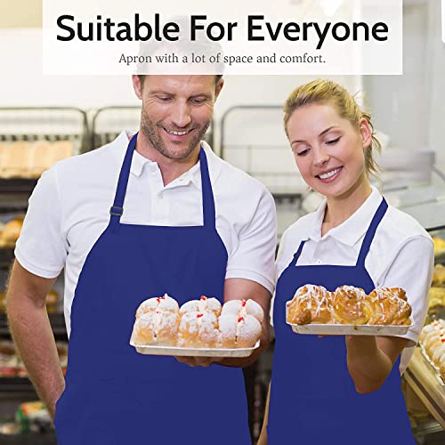 KBNBJ Apron for restaurantsn| Apron for Housewife | Chef Apron for Kitchen | Water Resistance Apron |Unisex Apron with Adjustable Strap and Two Pockets (Pack of 10) - Image 5