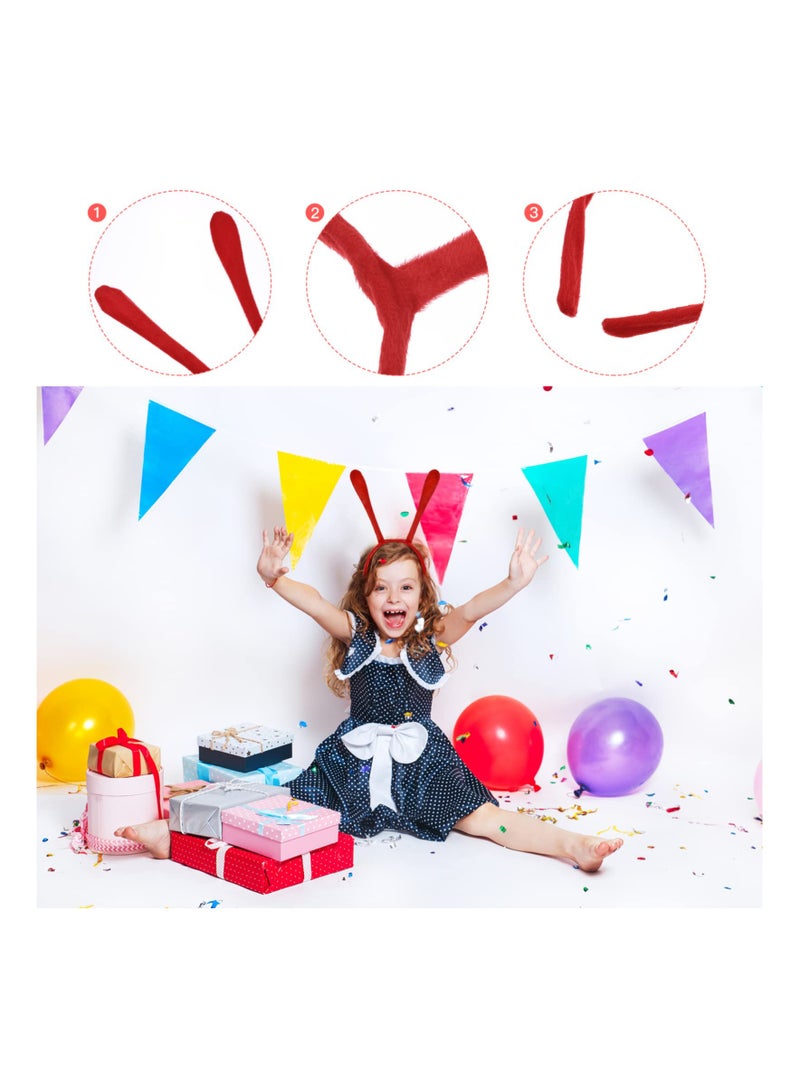 Loquat 4 Pcs Bee Headbands Tentacle Headwear Antenna Hair Hoop Mao Ball Accessories Cartoon Ant for Girls Cosplay Party Supplies Photo Props - Image 5