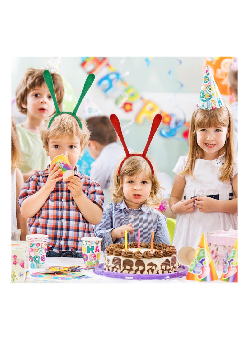 Loquat 4 Pcs Bee Headbands Tentacle Headwear Antenna Hair Hoop Mao Ball Accessories Cartoon Ant for Girls Cosplay Party Supplies Photo Props - Image 2