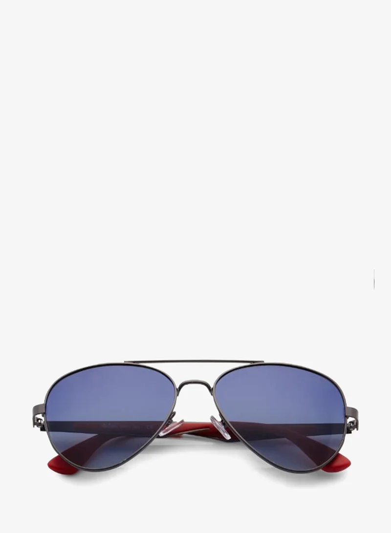 Lee Cooper  Polarized Sunglasses Gradient Blue Frame Gun Mirror Lens 47mm  - LC1220C02  | Best Price UAE