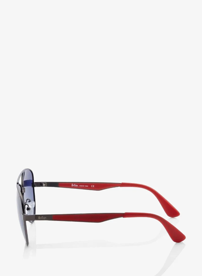 Lee Cooper  Polarized Sunglasses Gradient Blue Frame Gun Mirror Lens 47mm  - LC1220C02  | Best Price UAE