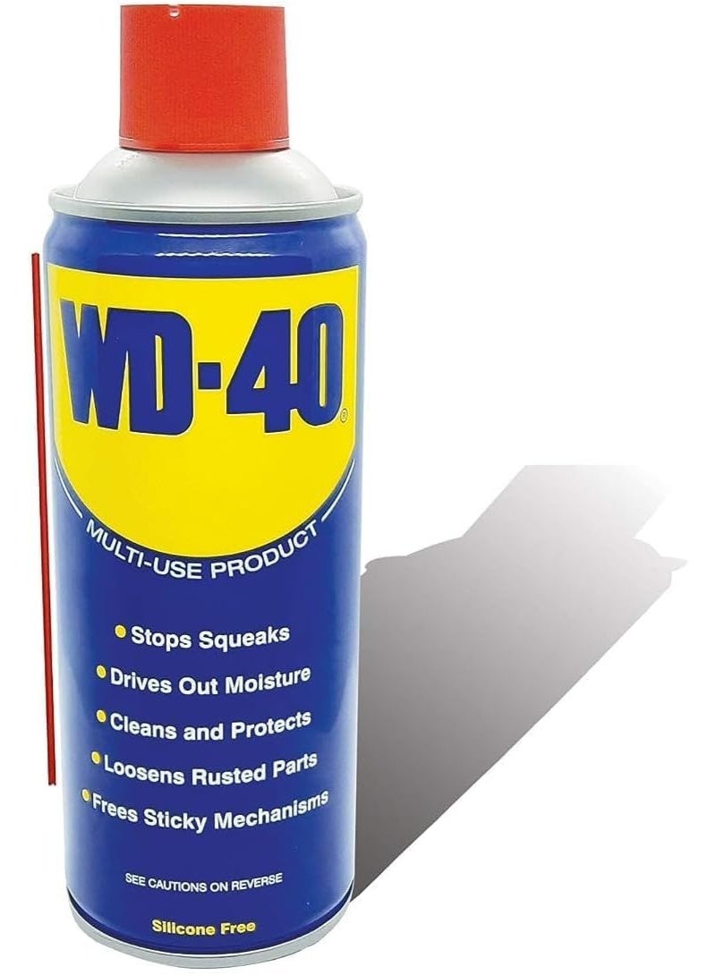 دبليو دي 40 مجموعة بخاخ WD-40 متعدد الاستخدامات، فرشاة سلكية من الفولاذ المقاوم للصدأ ومناشف تنظيف مايكروفايبر - Image 2