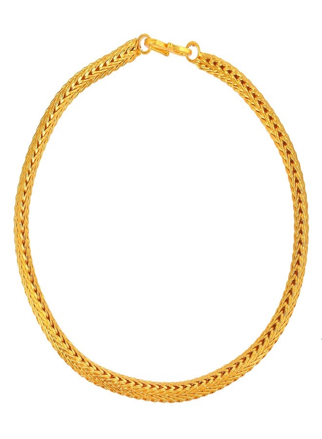 Memoir Brass Goldplated Round Rope design Fashion Bracelet Men Women (BLHR7817) - Image 4