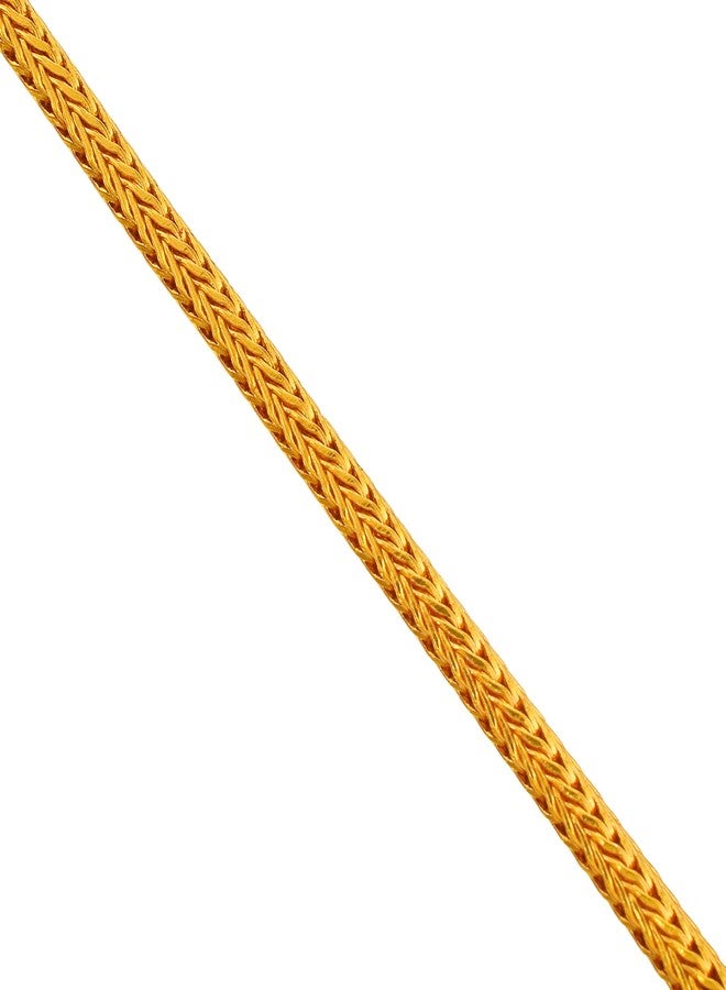 Memoir Brass Goldplated Round Rope design Fashion Bracelet Men Women (BLHR7817) - Image 2